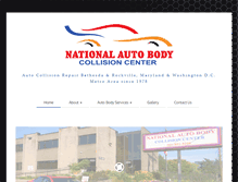 Tablet Screenshot of nationalautobody.org